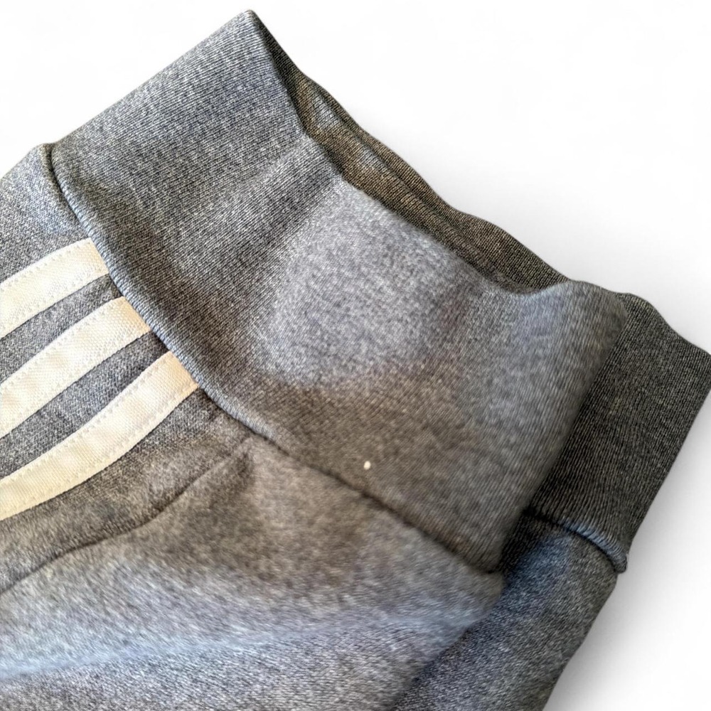 Adidas Essentials 3-Stripes Joggers Gray White Mens M Track Pants Sweatpants - Picture 8 of 8